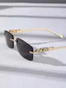 Night Vision, Riding Glasses, UV Protection Rectangular Sunglasses (Free Size)  (For Men & Women, Black)
